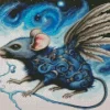 Cool Flying Mouse Diamond Painting