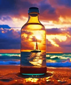 Cool Glass Sunset Diamond Painting