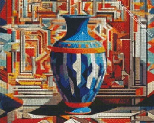 Cool Vase Art Diamond Painting