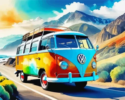 Cool Volkswagen Diamond Painting