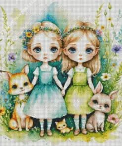 Cute Friends Diamond Painting