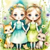 Cute Friends Diamond Painting