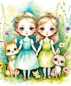 Cute Friends Diamond Painting