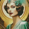Deco Elegant Woman Diamond Painting