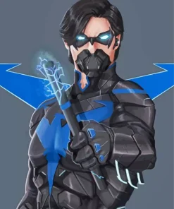 Dick Grayson Nightwing Diamond Painting