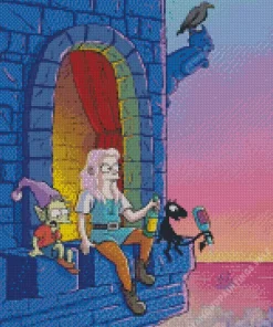 Disenchantment Bean And Elfo Diamond Painting