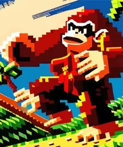 Donkey Kong Art Diamond Painting