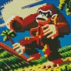 Donkey Kong Art Diamond Painting