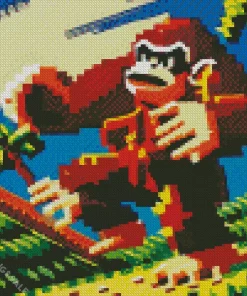 Donkey Kong Art Diamond Painting