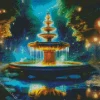 Dreamy Fountain Art Diamond Painting
