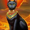 Egypt Black Cat Diamond Painting