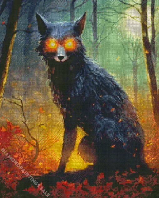 Evil Fox Art Diamond Painting