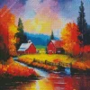 Fall Farmhouse Diamond Painting