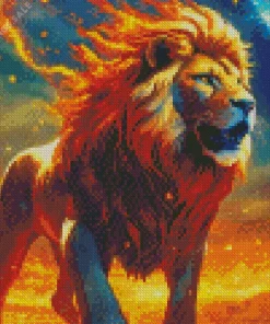 Fantastic Lion Art Diamond Painting