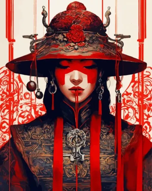 Fantasy Ancient Chinese Girl Diamond Painting
