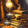 Fantasy Books Diamond Painting