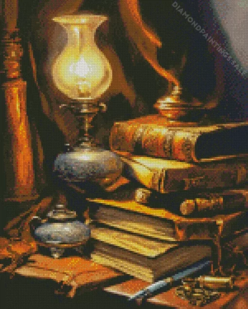 Fantasy Books Diamond Painting