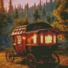 Fantasy Gypsy Caravan Diamond Painting