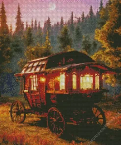 Fantasy Gypsy Caravan Diamond Painting