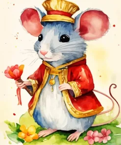 Fantasy Mouse Art Diamond Painting