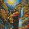 Fat Musician Art Diamond Painting
