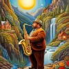 Fat Musician Art Diamond Painting