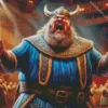 Fat Viking Diamond Painting