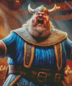 Fat Viking Diamond Painting