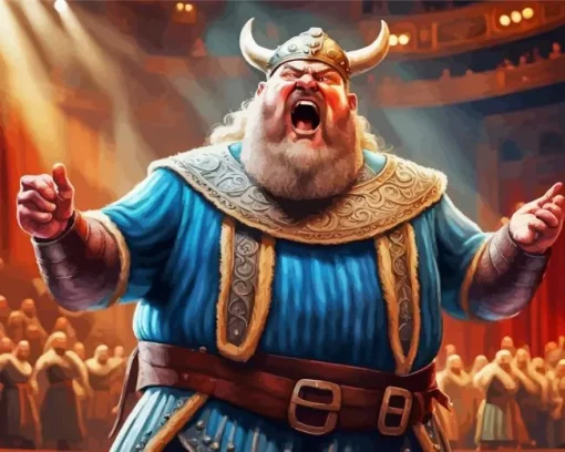Fat Viking Diamond Painting