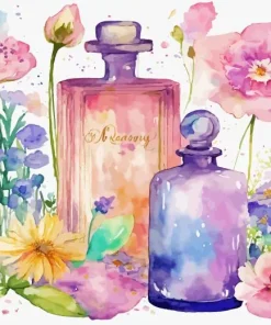 Floral Perfumes Diamond Painting