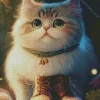 Fluffy Cat Art Diamond Painting