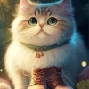 Fluffy Cat Art Diamond Painting