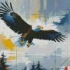 Flying Eagle Bird Art Diamond Painting