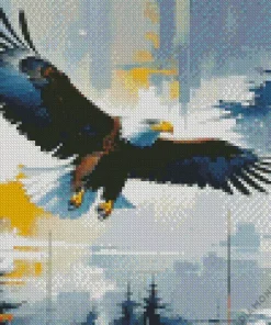 Flying Eagle Bird Art Diamond Painting