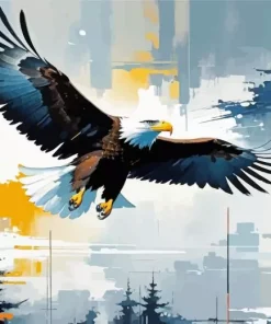 Flying Eagle Bird Art Diamond Painting