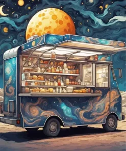 Food Truck Diamond Painting