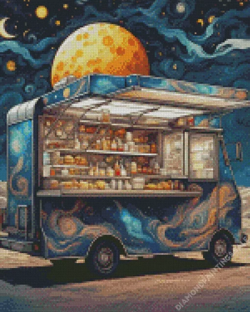 Food Truck Diamond Painting