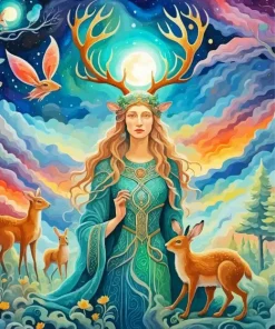 Forest Queen Art Diamond Painting
