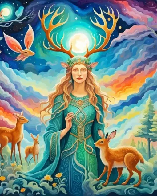 Forest Queen Art Diamond Painting