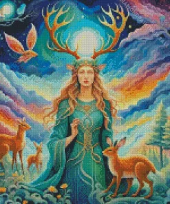 Forest Queen Art Diamond Painting