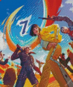 Free Fire Art Diamond Painting