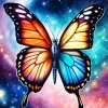 Galaxy Butterfly Diamond Painting