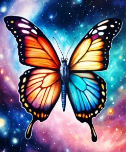 Galaxy Butterfly Diamond Painting