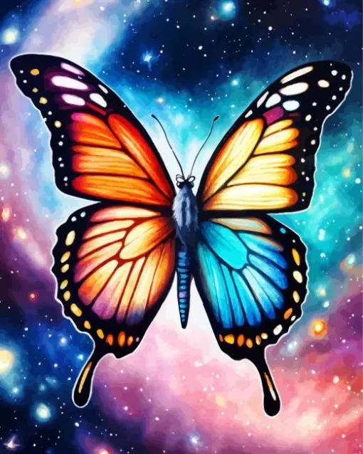 Galaxy Butterfly Diamond Painting
