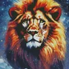 Galaxy Lion Art Diamond Painting