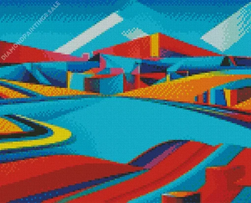 Geometric Cubism Art Diamond Painting