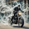 Ghost Biker Art Diamond Painting