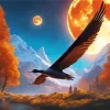Giant Flying Duck Diamond Painting