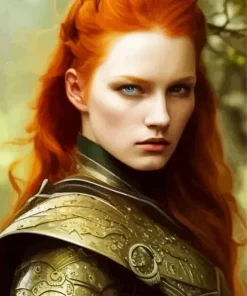 Ginger Warrior Diamond Painting