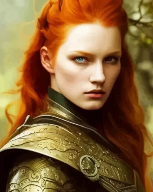 Ginger Warrior Diamond Painting